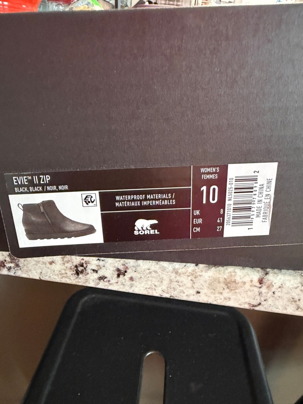 Sorel Evie II Zip Women's Ankle Boot - Black